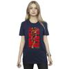DC Comics Womens/Ladies The Flash Dash Cotton Boyfriend T-Shirt