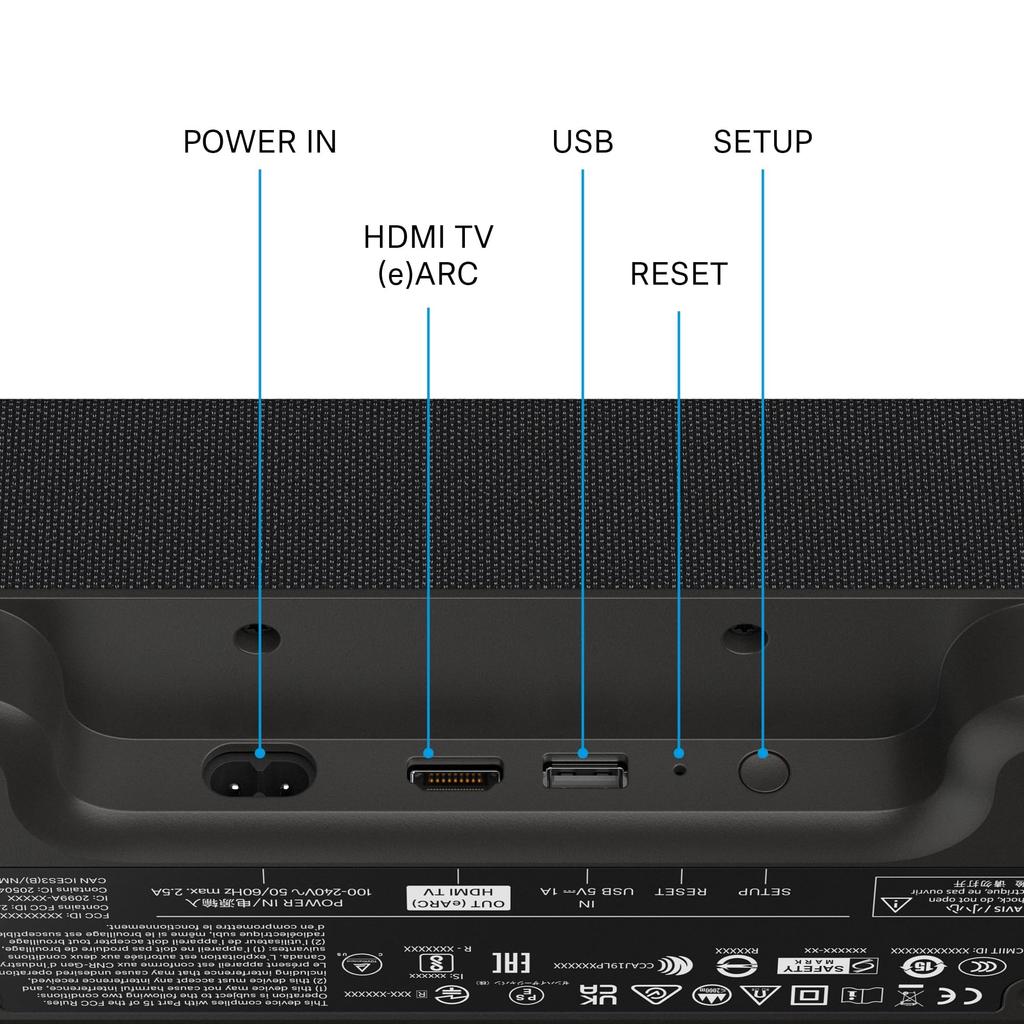 Sennheiser AMBEO Soundbar Mini Dolby Atmos Dual Subwoofer Compact 7.1.4ch Built-in
