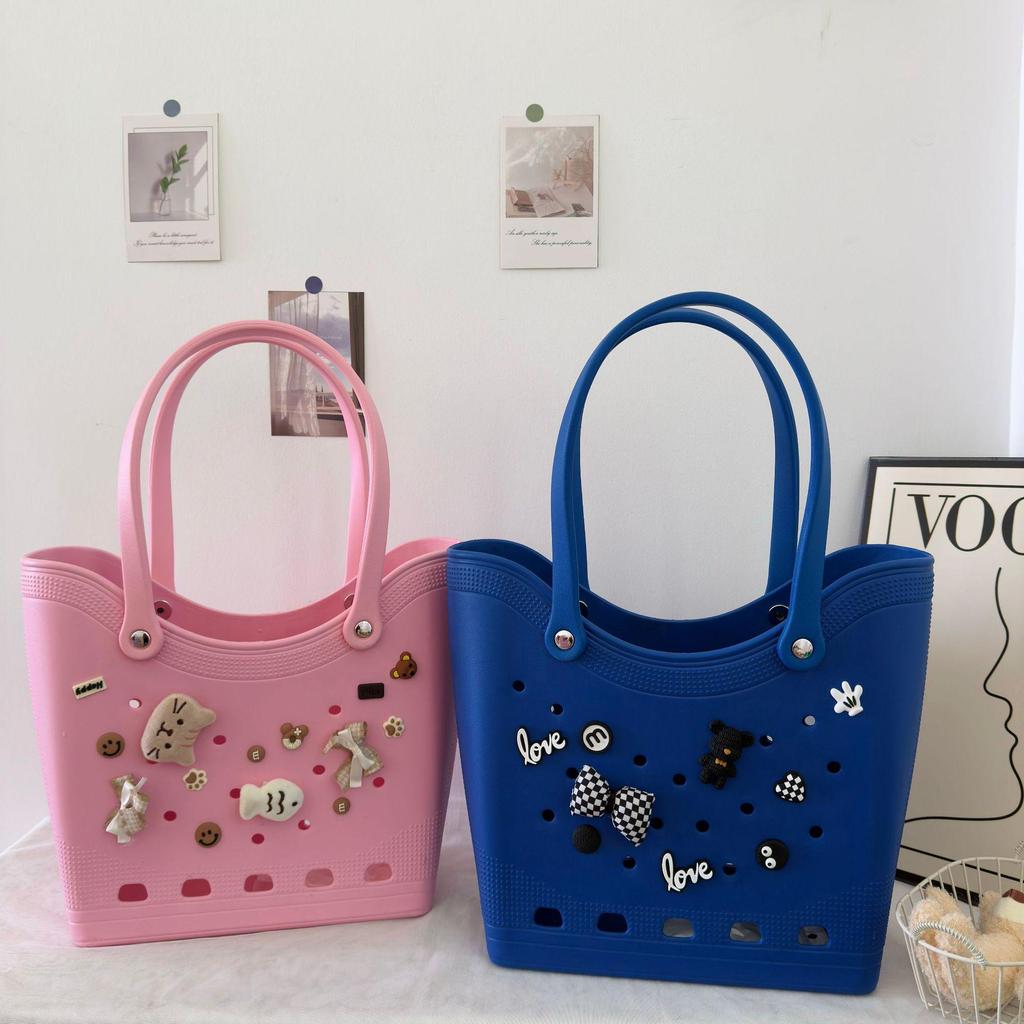 Водонепроницаемая пляжная сумка EVA - большая вместительная сумка через плечо для путешествий и хранения вещей