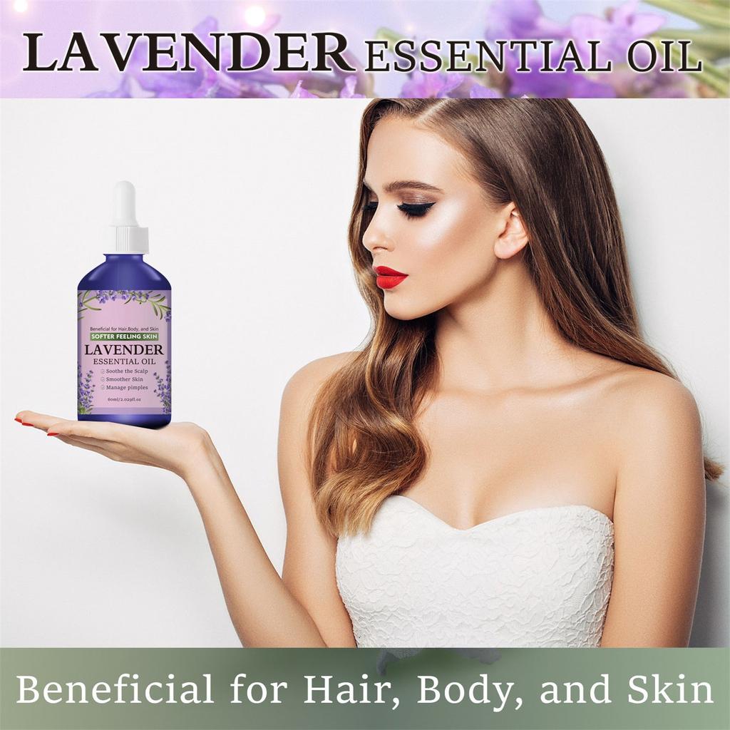 Травяная сыворотка для массажа с маслом лаванды, успокаивающая кожу, сыворотка для массажа во время сна, масло 60 мл