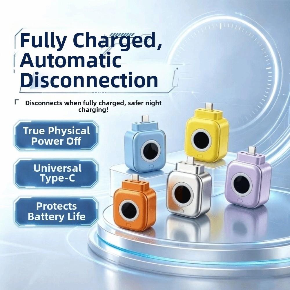 140W Auto Disconnect Charger Adapter Type-C Auto Power Cut-Off Protectors for Laptops