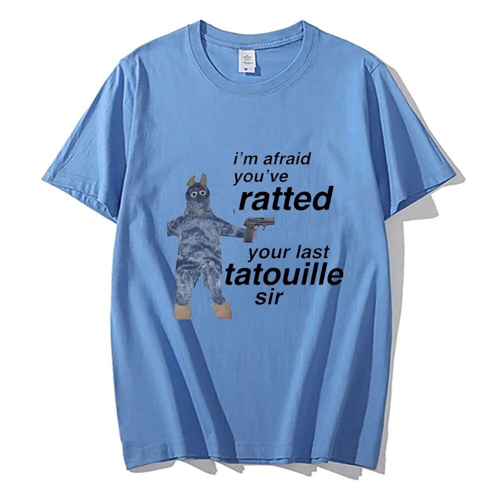Футболки с принтом Im Afeaid Youve Your Last Tatouille Sir, футболка с забавным рисунком мыши, летние женские повседневные футболки унисекс из мягкого хлопка, топы