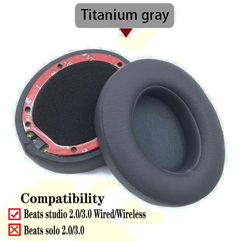For Beats Studio Replacement Earpads Cushions Professional Customized Ear Pad Fits Studio 3 Wired/Wireless & Studio 2 Wireless
