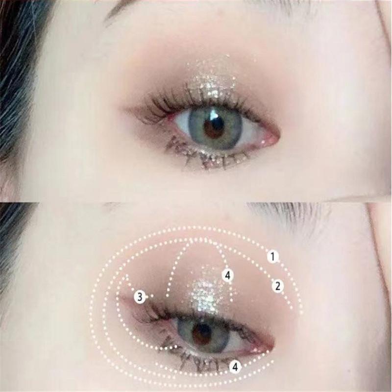 Макияж матовый перламутровый землистый палитра теней для век 4 цвета теней для век легко покрасить