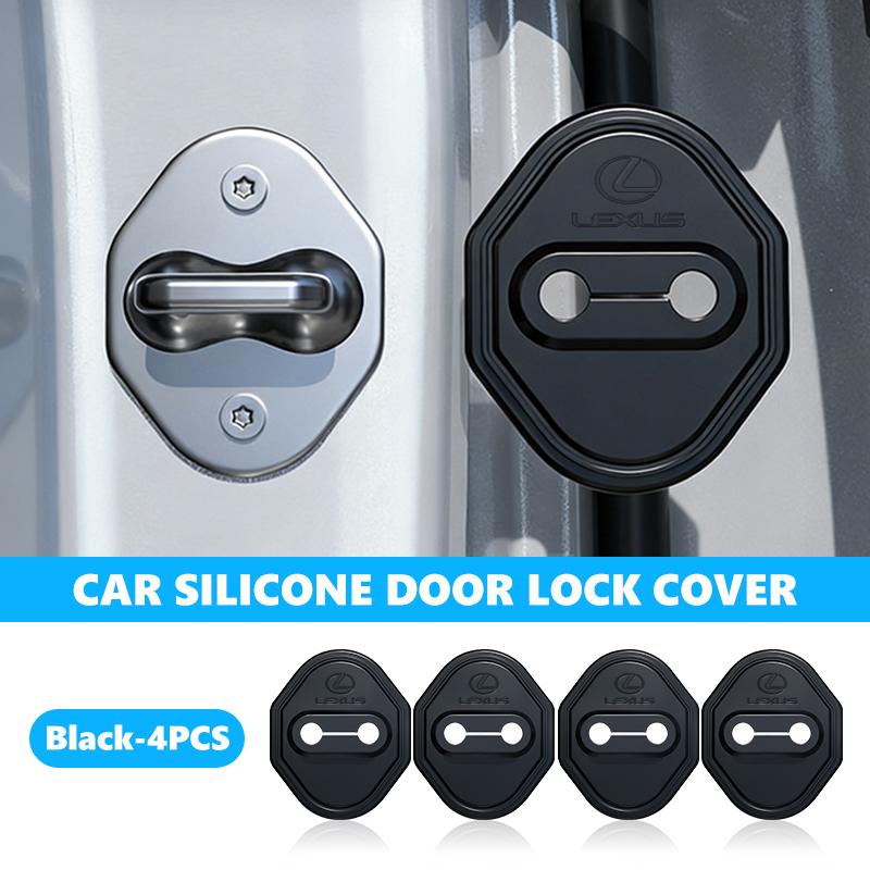 For Lexus Silicone Car Door Lock Buckle Protector Cover RX350 IS250 IS200 GS300 LX570 RC350 UX250h ES350DP9