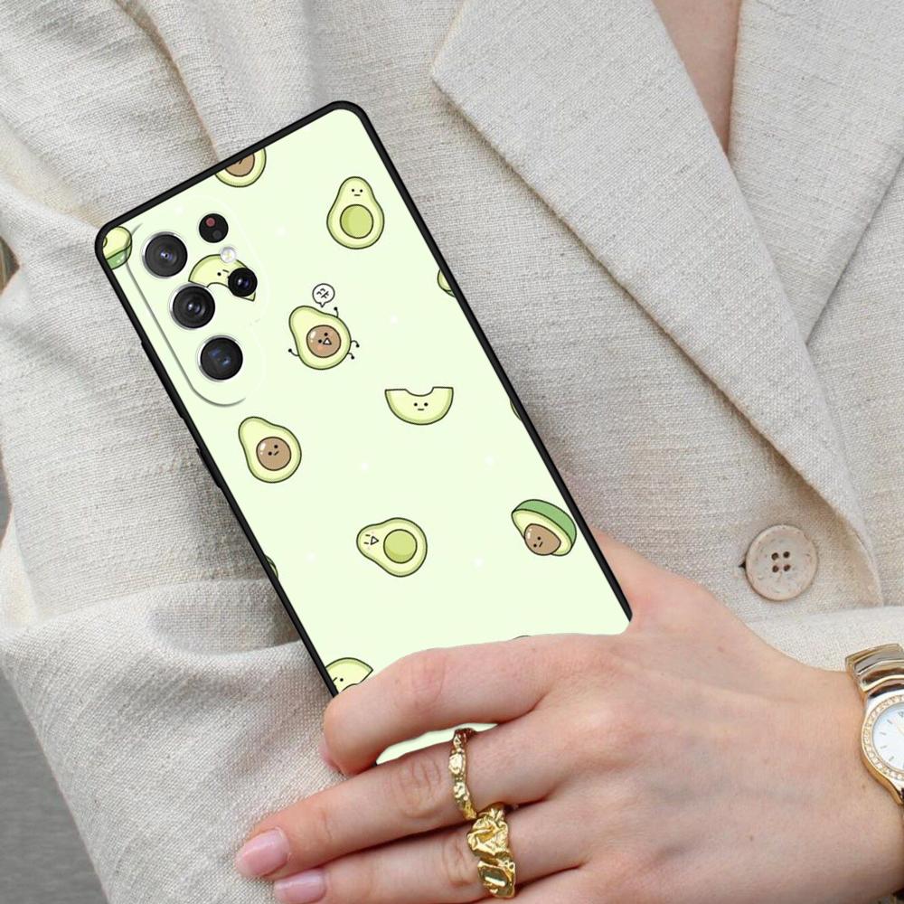 Милый чехол для телефона с авокадо для Samsung Galaxy S26 Ultra S25 S24 S23 S22 S21 S20 Note10