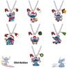 Cross-border New Christmas Pendant Cartoon Star Baby Stitch Necklace Anime Peripheral