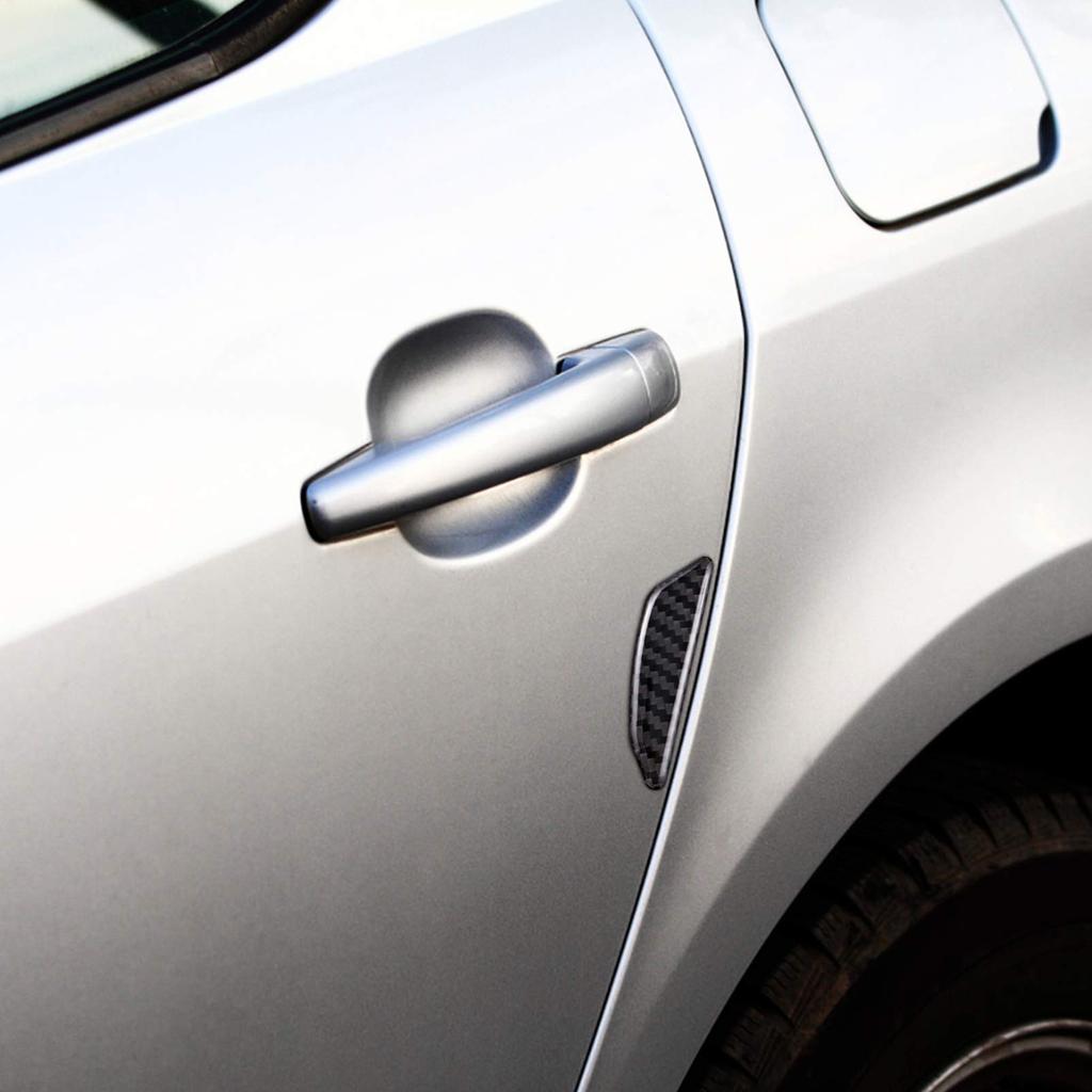 LIFCOME Дверной щиток Защитная кромка двери автомобиля Защита от царапин Боковая дверная решетка Защитная решетка двери автомобиля Ударопрочный Водонепроницаемый Углеродное волокно