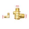Air Compressors Check Valve Tools Workshop 3-Port 20*19*10mm Male-Threaded
