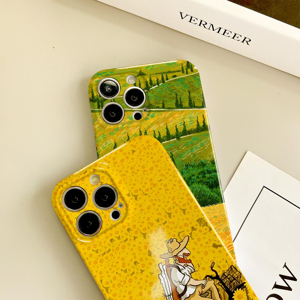 Универсальный чехол для телефона с пленкой и мультяшным модным дизайном, твердый чехол с полным покрытием, защитный чехол для камеры для iPhone, Samsung, Xiaomi, Poco, Redmi, Huawei, Honor