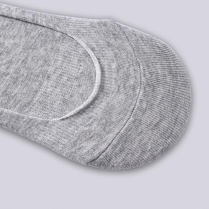 6 пар мужских летних тонких носков больших размеров, хлопковые невидимые силиконовые носки, антибактериальные слипоны