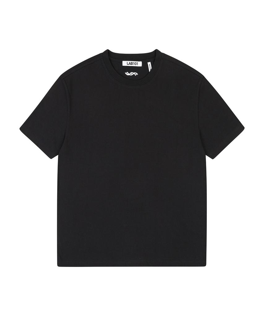 LAB101 Logo Point Basic T-Shirt (Black)