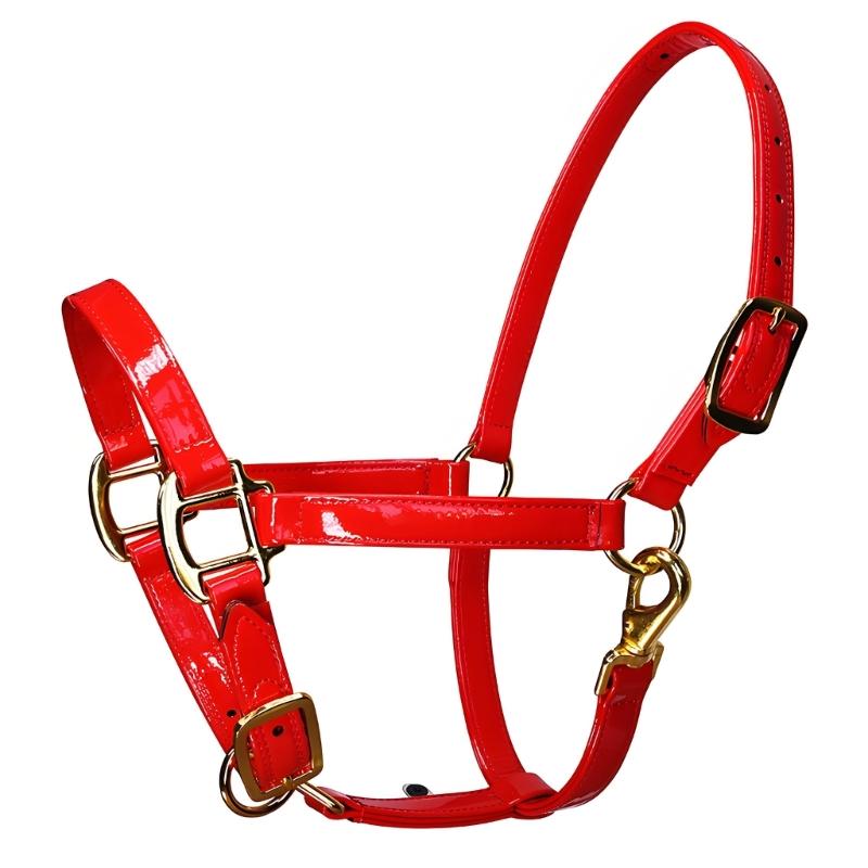 Smell Frees Equestrians Horse Headstall Bridle With Golden Buckles Smooth Soft Leather Surfaces For Effortless Cleaning