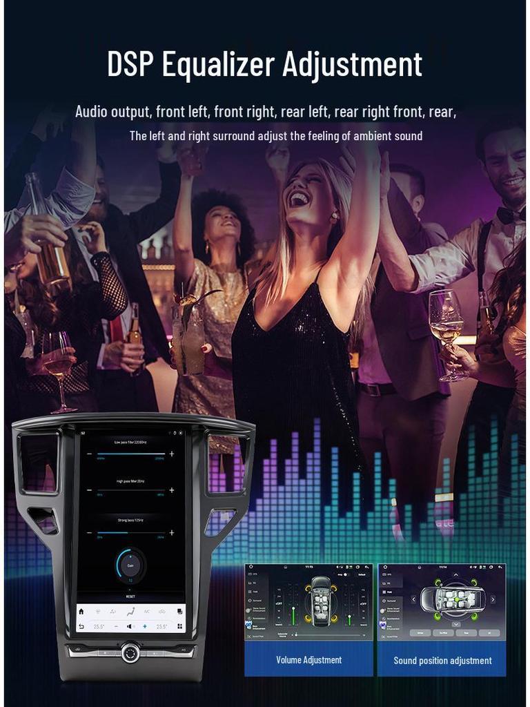 Compatible with 2012-2020 Nissan Pathfinder: 14.8-inch Android Car Stereo with Qualcomm Central Control and Navigation.