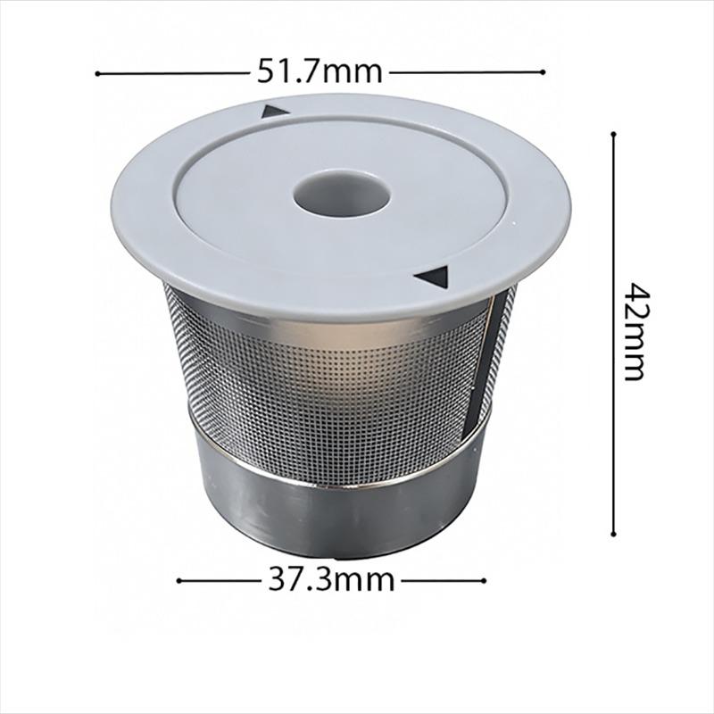 JUSTINLAU Coffee Filter Mesh Stainless Steel K Cup Coffee Pod Reusable Coffee Powder Dripper for Keurig 1.0 and 2.0 Coffee Maker