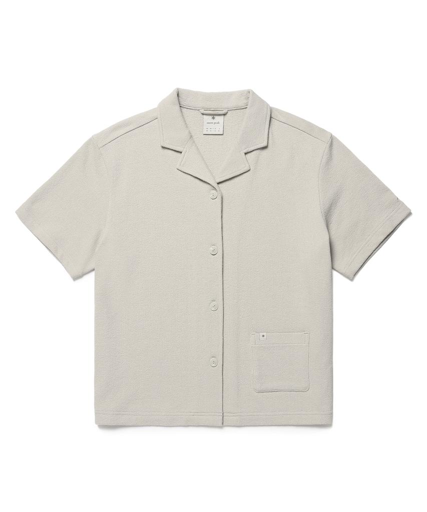 SNOWPEAK APPAREL Женская футболка с коротким рукавом из махровой ткани (S26Mwfsh35) Светло-бежевый