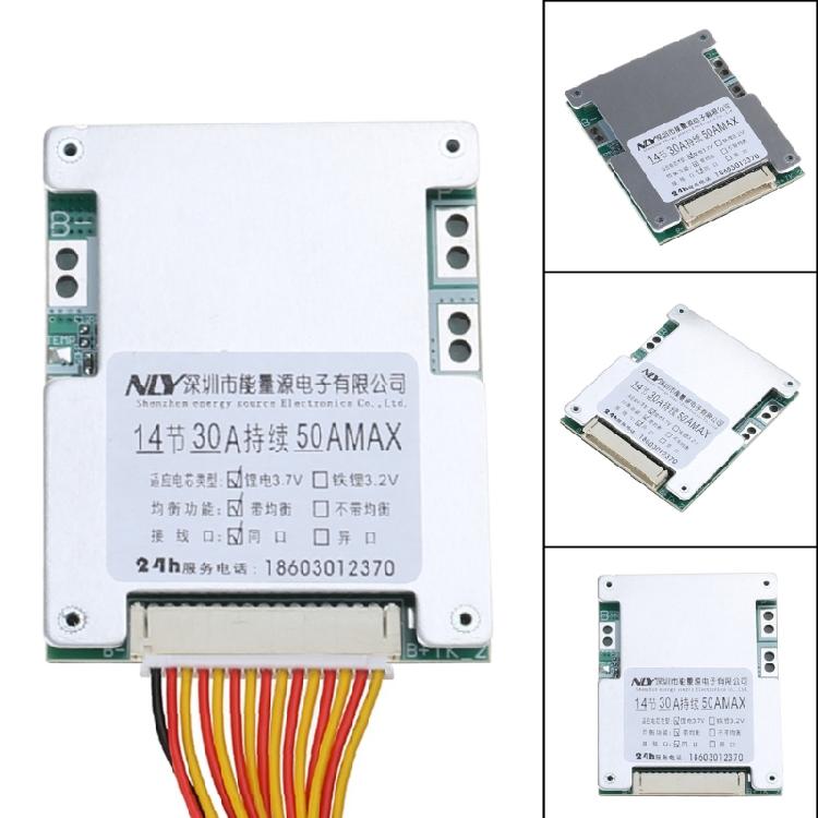 Аккумулятор для платы защиты с балансировкой 14S 48V 30A BMS- плата PCB для дома