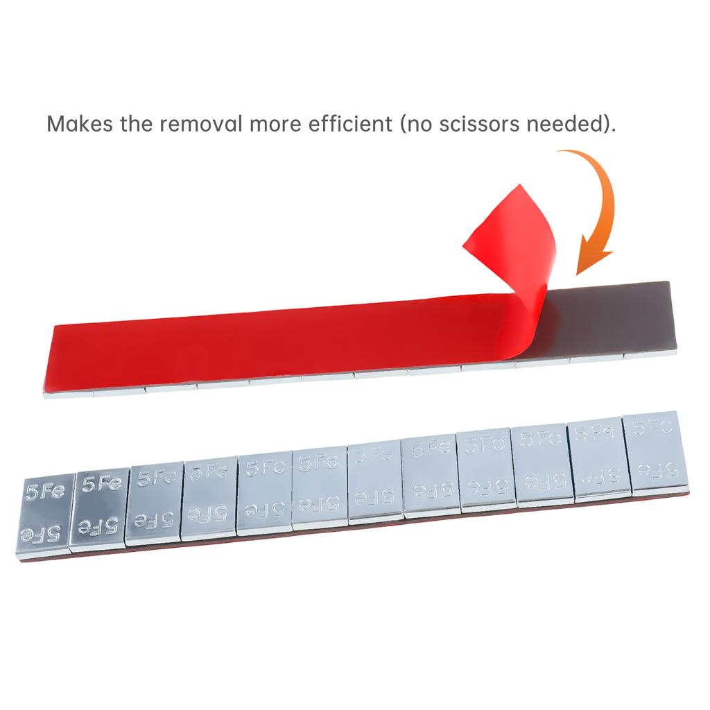 101 шт. Высоковязкие балансировочные грузики для шин и колес с пластиковой ручкой и плоскогубцами, набор для легкого удаления