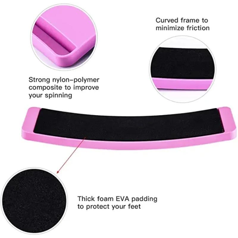 1 PCS Ballet Spin Board, Ballet Figure Skating Spin Board, Fast Rotation Speed, Single Leg Spin