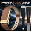Высококачественный кожаный ремешок для WHOOP 5.0 Настоящая кожа Регулируемый фитнес-браслет Наручный ремешок для Whoop 5.0MG Спортивный браслет