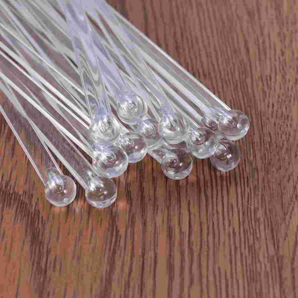 100 шт. прозрачный коктейльный барный мадлер с круглой головкой, пластиковые палочки для перемешивания, половник, мешалка, палочка для смешивания