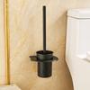Wall Mounted Toilet Brush Set Long Handle Toilet Brush Holder  Bathroom Accessories