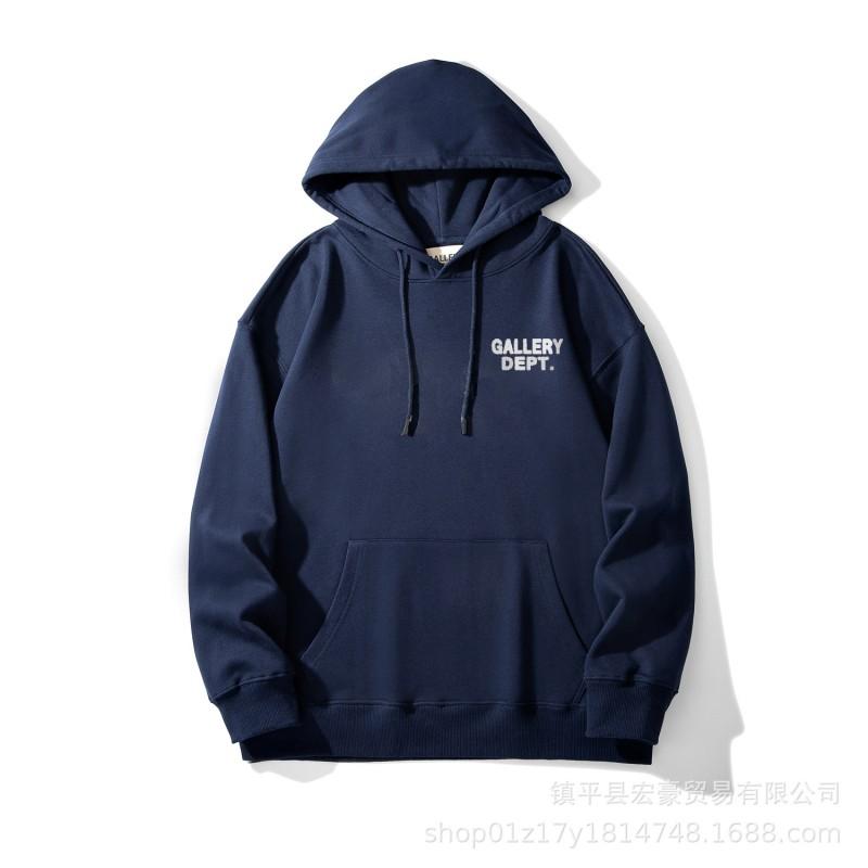 Unisex Oversized Hoodie With Silicone Letter Print Front Cotton Long Sleeve Pullover Fall