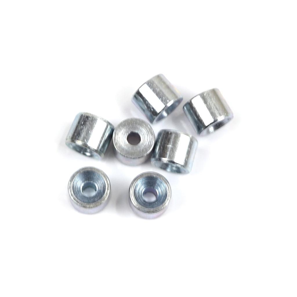 BCR001 100 шт., автомобильный оконный регулятор, намоточное устройство для ремонта, стальной трос, конец троса, фитинг, стопорная втулка, обжимная заклепка 5x4/1,6 мм 