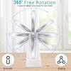 with Stand Dressing Mirror 360° Rotating Beauty Mirror Fashion Cosmetic Mirror