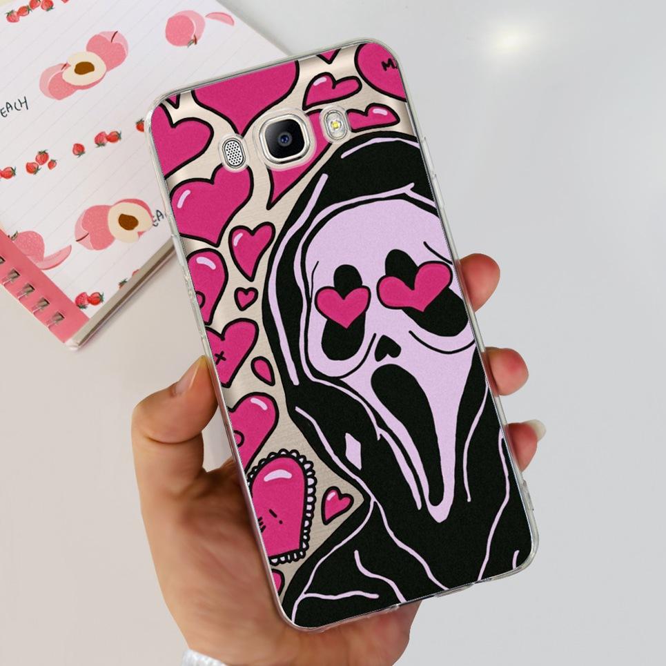 For Funda Samsung Galaxy J5 2016 Phone Case Cute Cat Dinosaur Soft Silicone Cases For Samsung J5 2016 J510 Back Cover Bumper