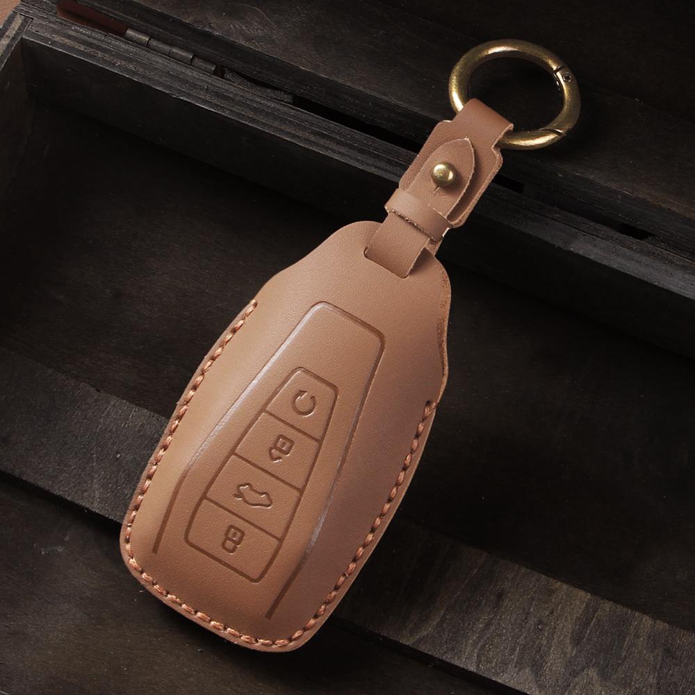 Car Key Fob Cover Case Shell Holder Set For Geely Coolray X6 Emgrand Global Hawk GX7 Remote Accessories Car-Styling Keychain