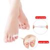 Silicone Double Ring Toe Separator for Little Toe and Hallux Valgus Correction