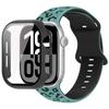 Ремешок-чехол 2в1 для Apple Watch 46 мм 44 мм 41 мм 41 мм 40 мм 38 мм 42 мм Чехол со стеклом для часов+Силиконовый браслет iwatch Series 11 10 9 8 7 6 5 4 SE3