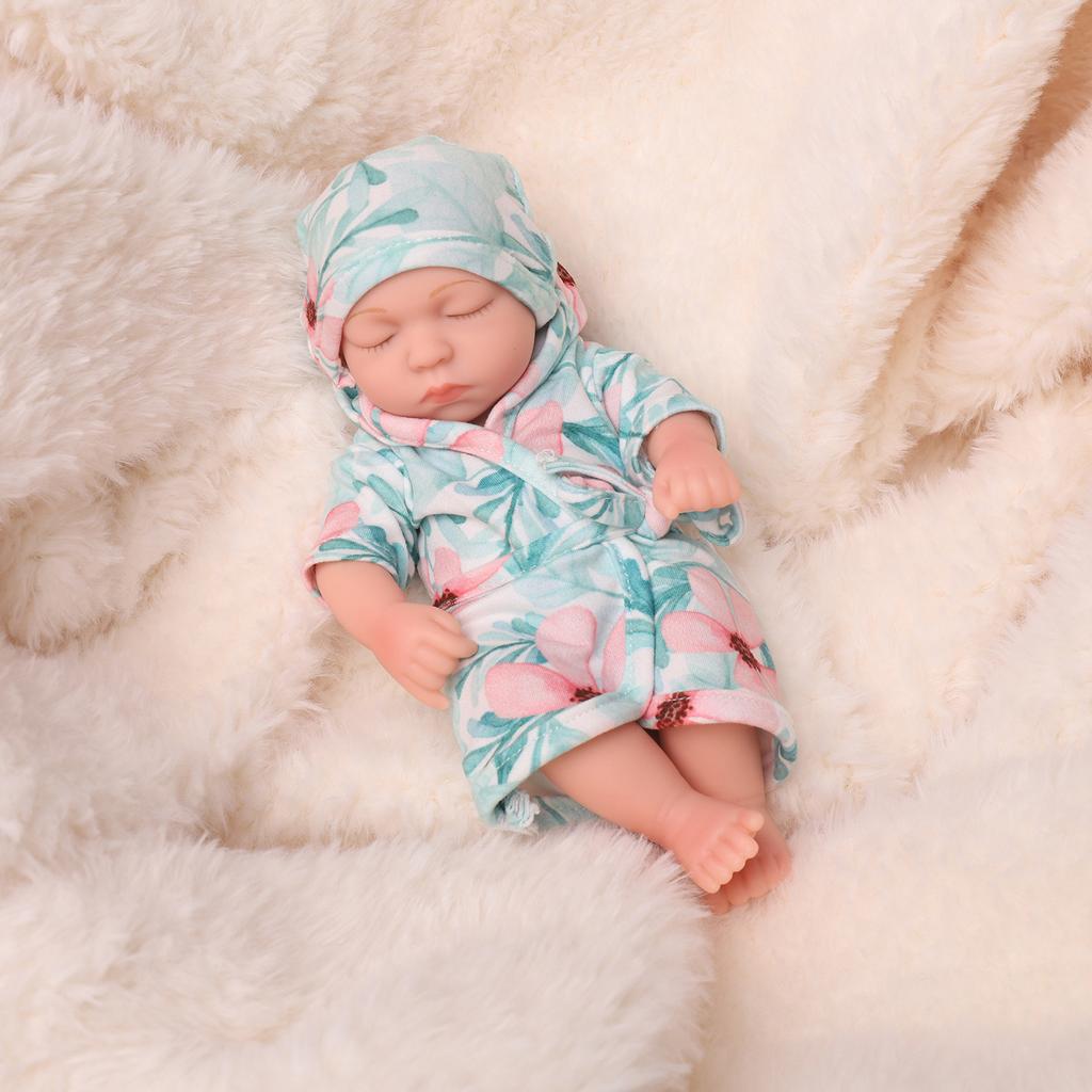 19 см детская кукла реборн мини-моделирование всего тела мягкая резиновая эмалированная кукла подарок для девочки кукла кукла