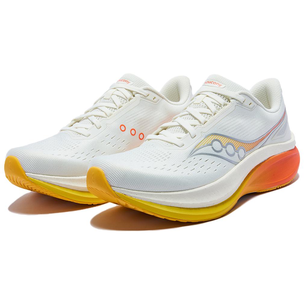 SAUCONY Tide 4 Удобные Мягкие Дышащие Упругие Беговые Кроссовки Унисекс Кроссовки Белые S28279-2