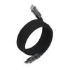 Магнитный кабель SEIWA, спиральный кабель USB-кабель типа C, встроенный магнит, автоматически собирается CtoC, 1 м, черный, магнитная адсорбция IMP299, не запутывается, собирается вместе