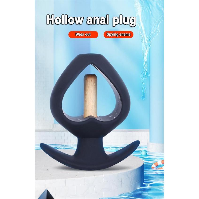 Полая анальная пробка с краном для мытья ануса, чистки влагалища, клизма, фаллоимитатор XL, секс-игрушки, силиконовая Анальная пробка, беспроводная