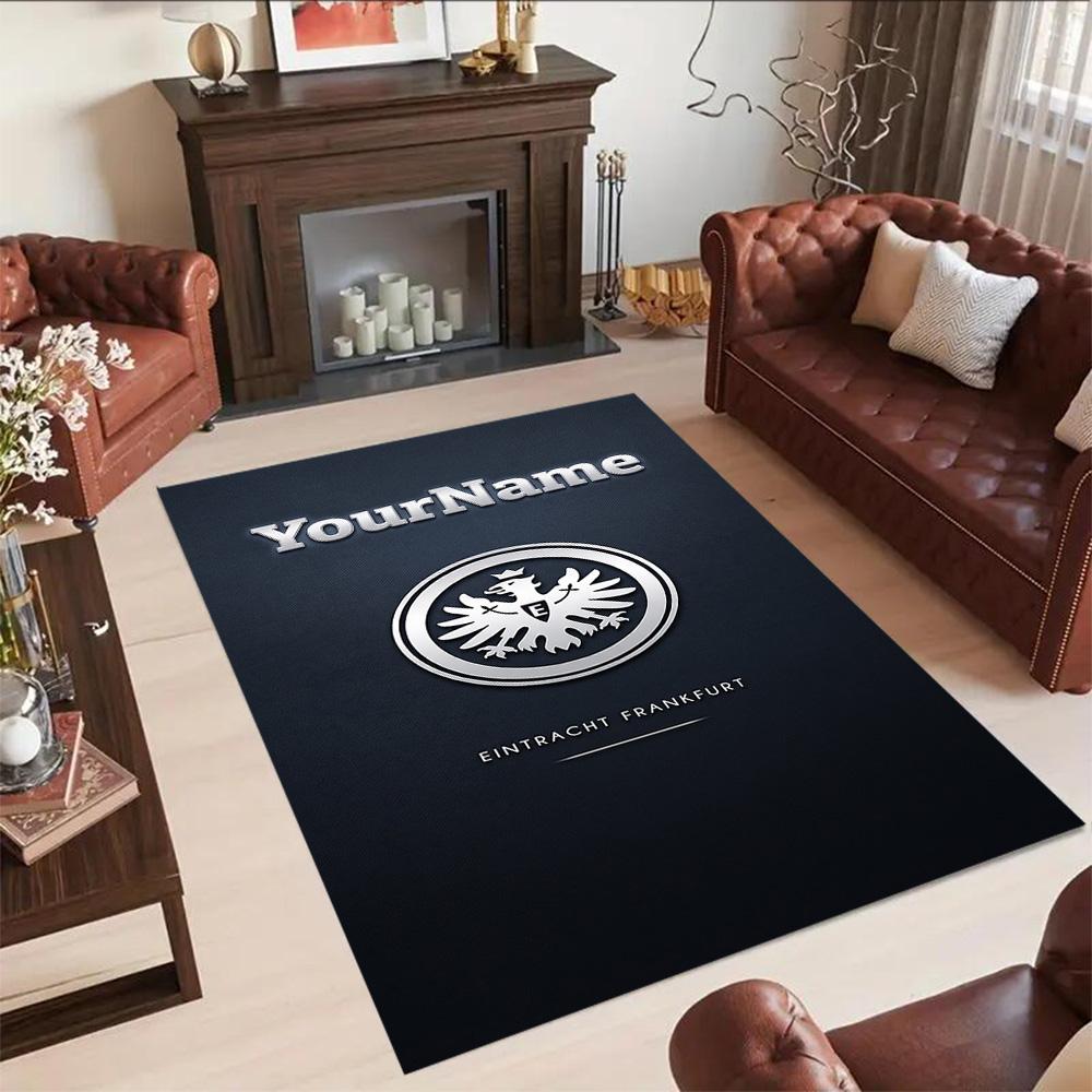 Eintracht Frankfurt Customize Your Name Carpet Design For Living Rooms Foyer Outdoor Game Room Antislip Carpet Office Home Decor Wedding Party Gift