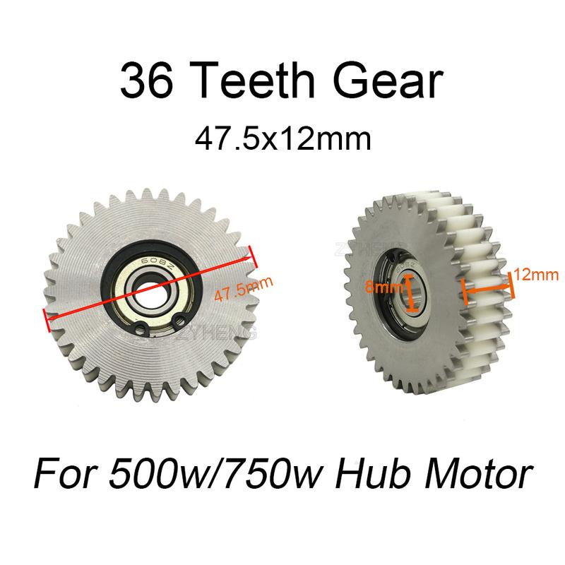 E Bike Motor Gear Clutch Kit 36T 47.5x12mm Nylon+Steel Planetary Gear with 88mm Clutch Set for Bafang Electric 500W/750W Motor