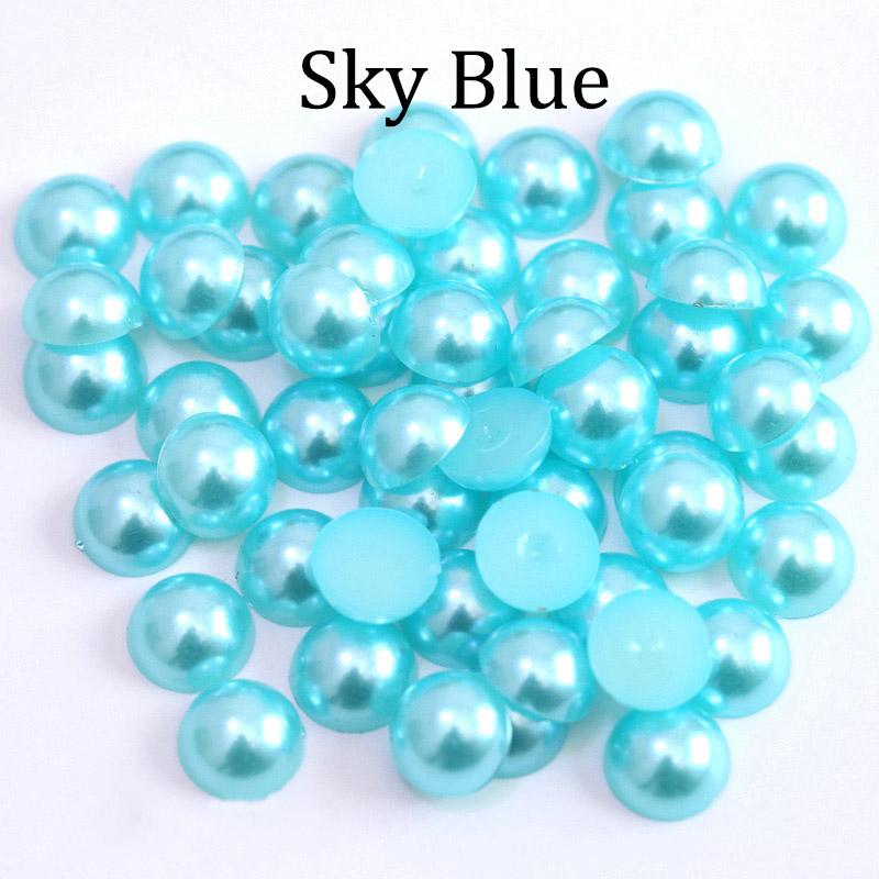 2, 3, 4, 5, 6, 8, 10, 12, 14 мм, круглые полубусины с искусственным жемчугом для изготовления ювелирных изделий, женские аксессуары для дизайна ногтей, сделай сам