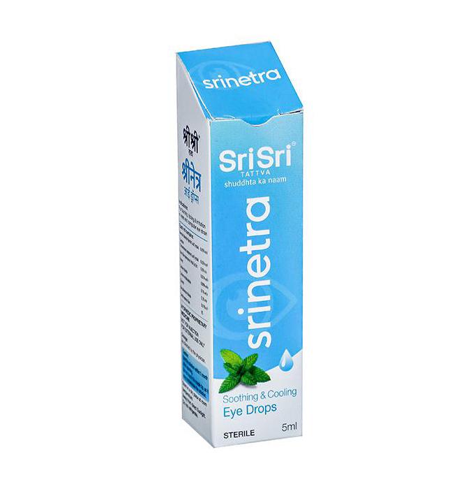 Шринетра: глазные капли (5 мл), Srinetra Eye Drops,  Sri Sri Tattva