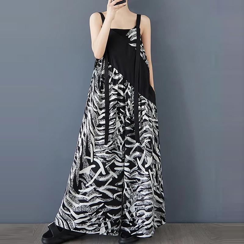 Xitao Необычные комбинезоны с лоскутным принтом ZMY1366