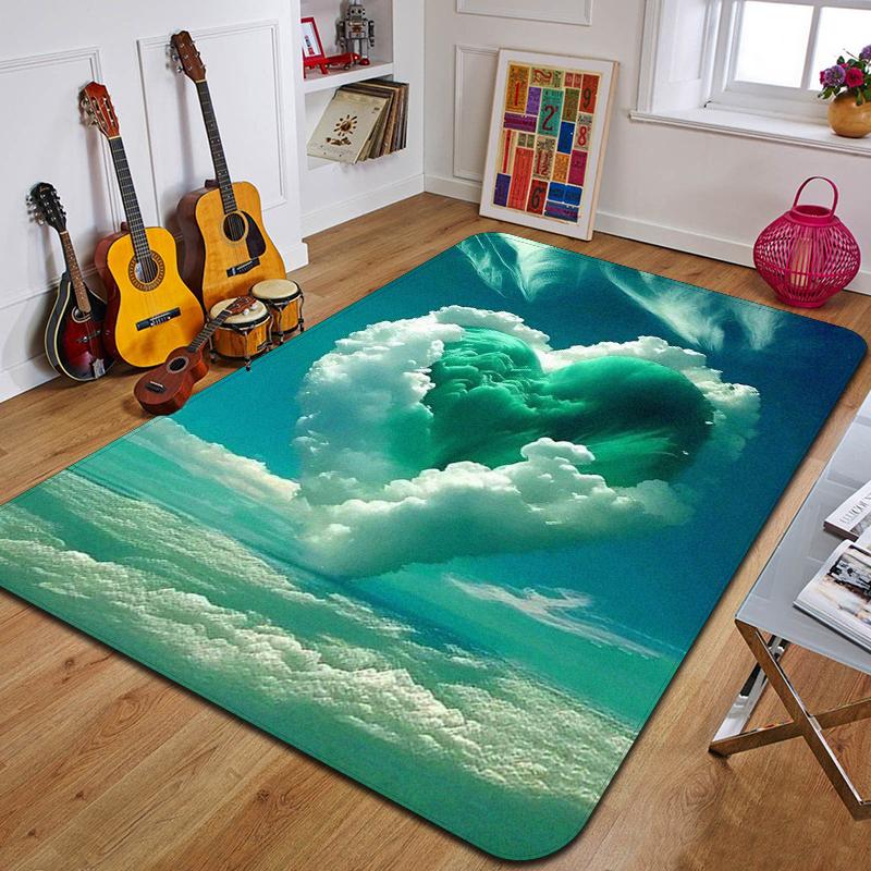 Ковер с принтом C-Clouds Модный коврик для йоги Нескользящий ковер Украшение спальни Уличный ковер Спальня Подарок на день рождения