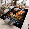 3D ковер с принтом рок-группы AC/DC, коврик для йоги, нескользящий ковер, кухонный коврик, ковры для декора комнаты, ковер для гостиной, ковер для прихожей, подарок на день рождения