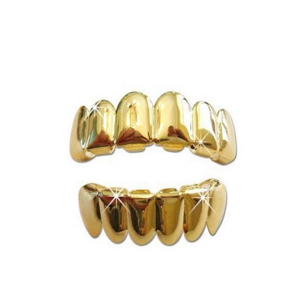 Top Bottom Set Teeth Grillz Durable Halloween Tooth Fashion Dental Grills Hip Hop Style