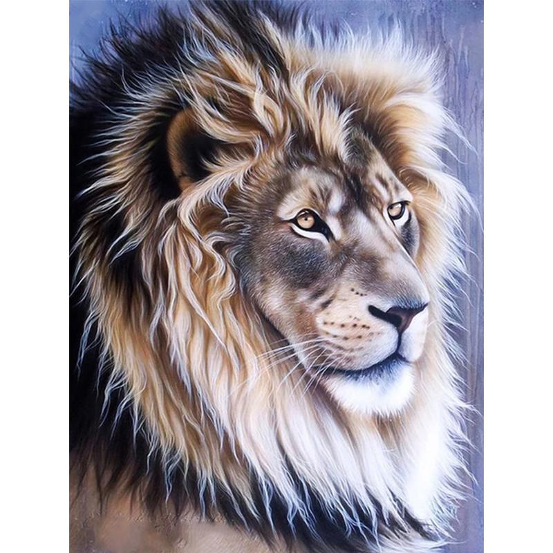 Алмазная картина Лев, вышивка крестиком, мозаика, Алмазная вышивка, животные, стразы, картины, домашний декор