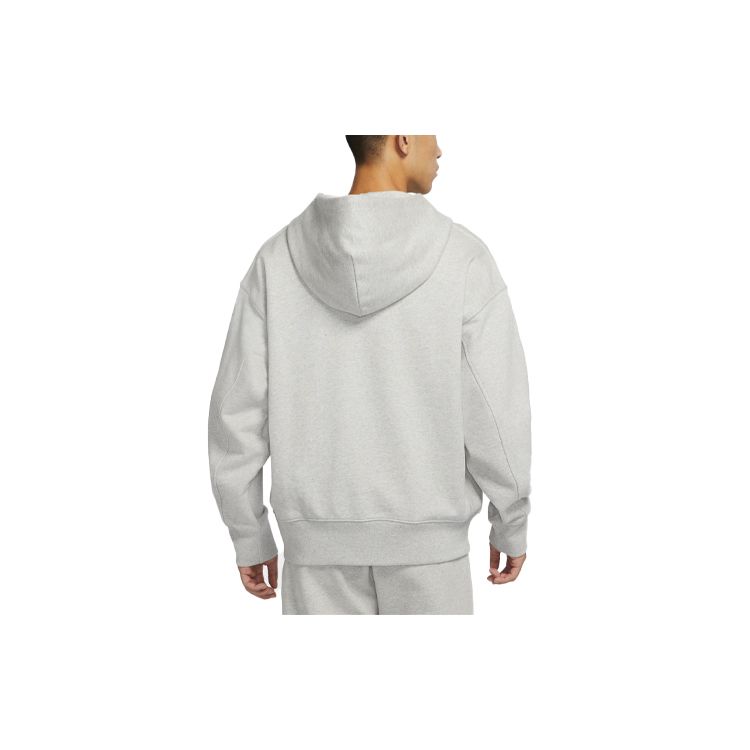 Nike Мужской свитер с капюшоном и вышитым логотипом, серый DM5280-050