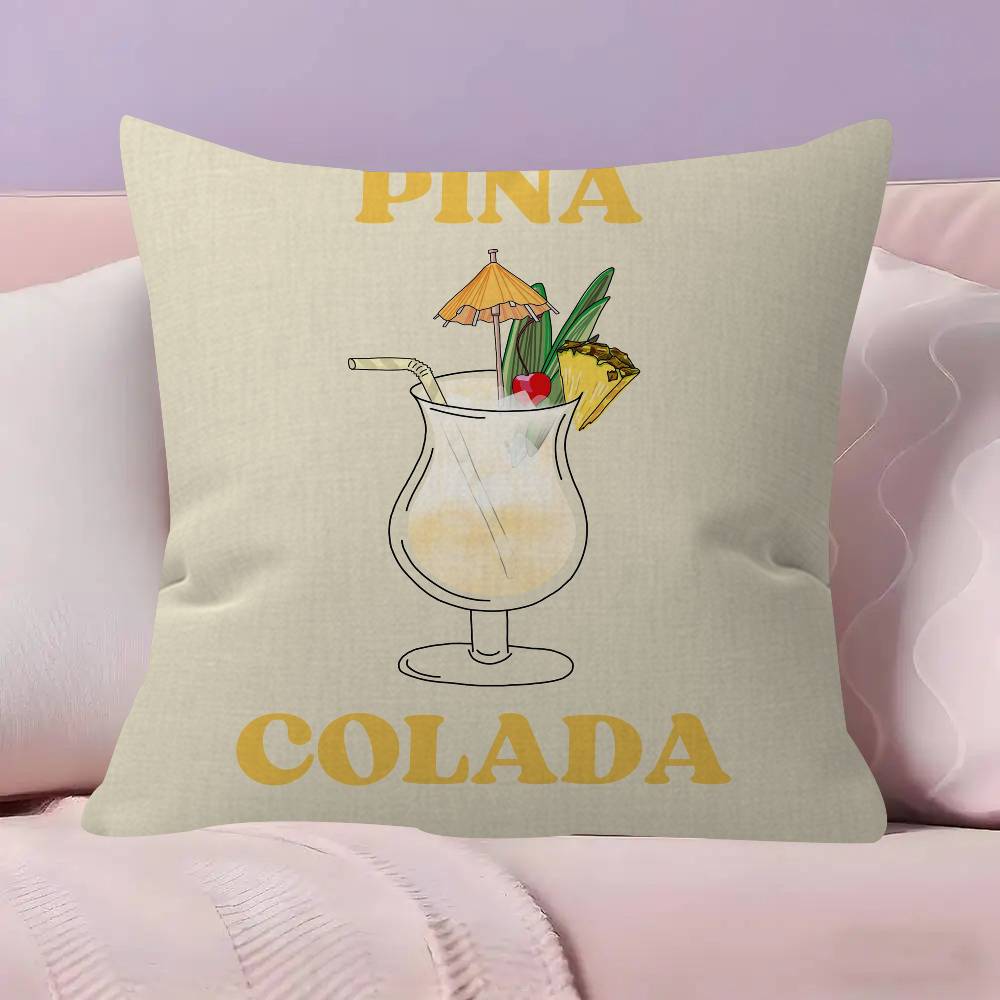 Hot MMmargarita cocktail arted pillow cover sofa cushion cover home room decoration children gift