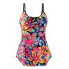 2025 European & American Plus Size Quick-Dry Tankini Swimsuit