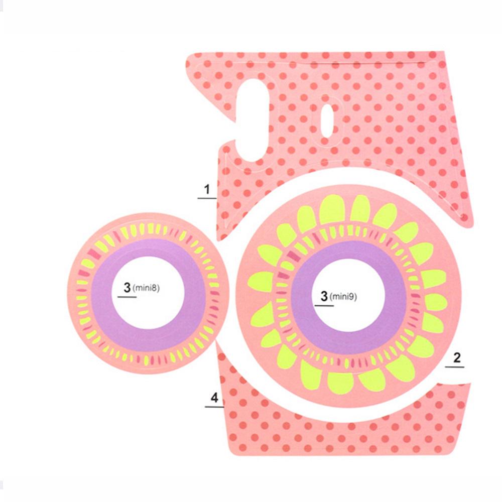 Для Instax Mini 8/9, наклейки с подсолнечником, защита для камеры Fujifilm Polaroid